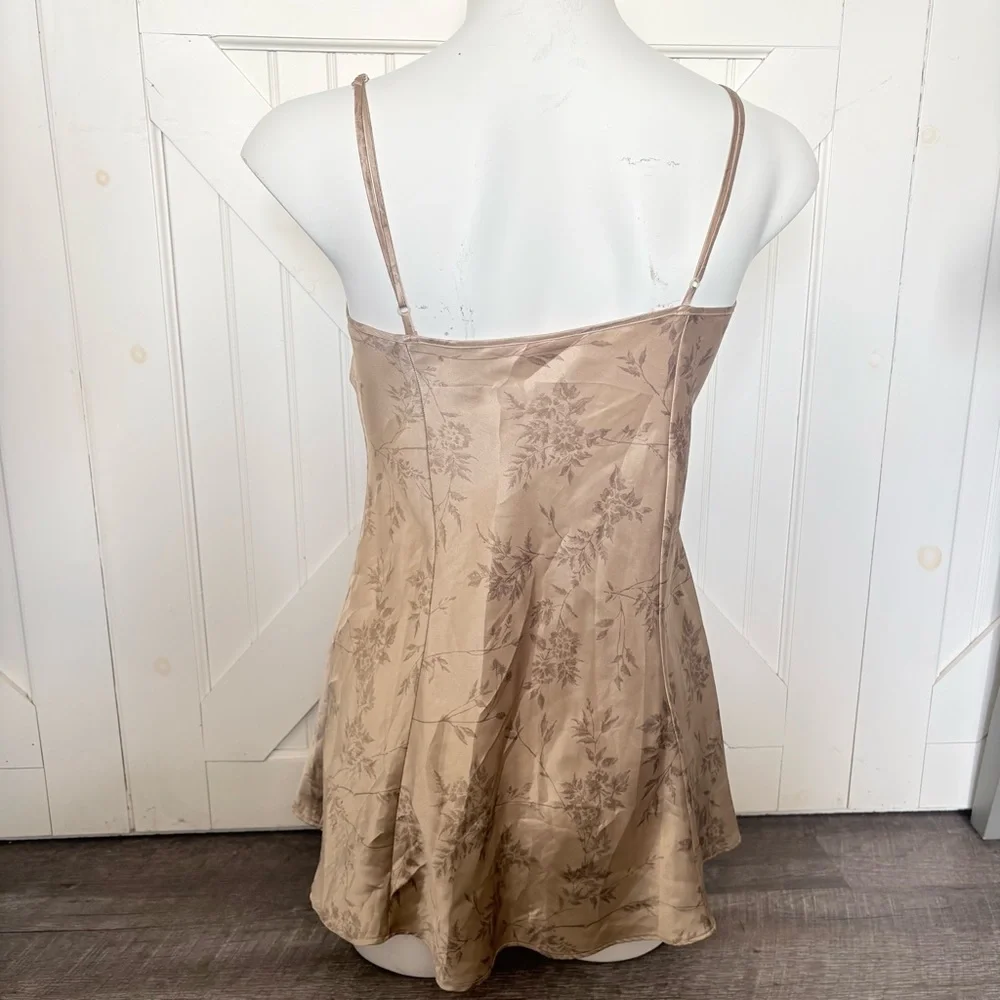 Victoria’s Secret Gold Satin Slip – Small | Boudoir Glam 90s Supermodel Lingerie - Picture 3 of 9